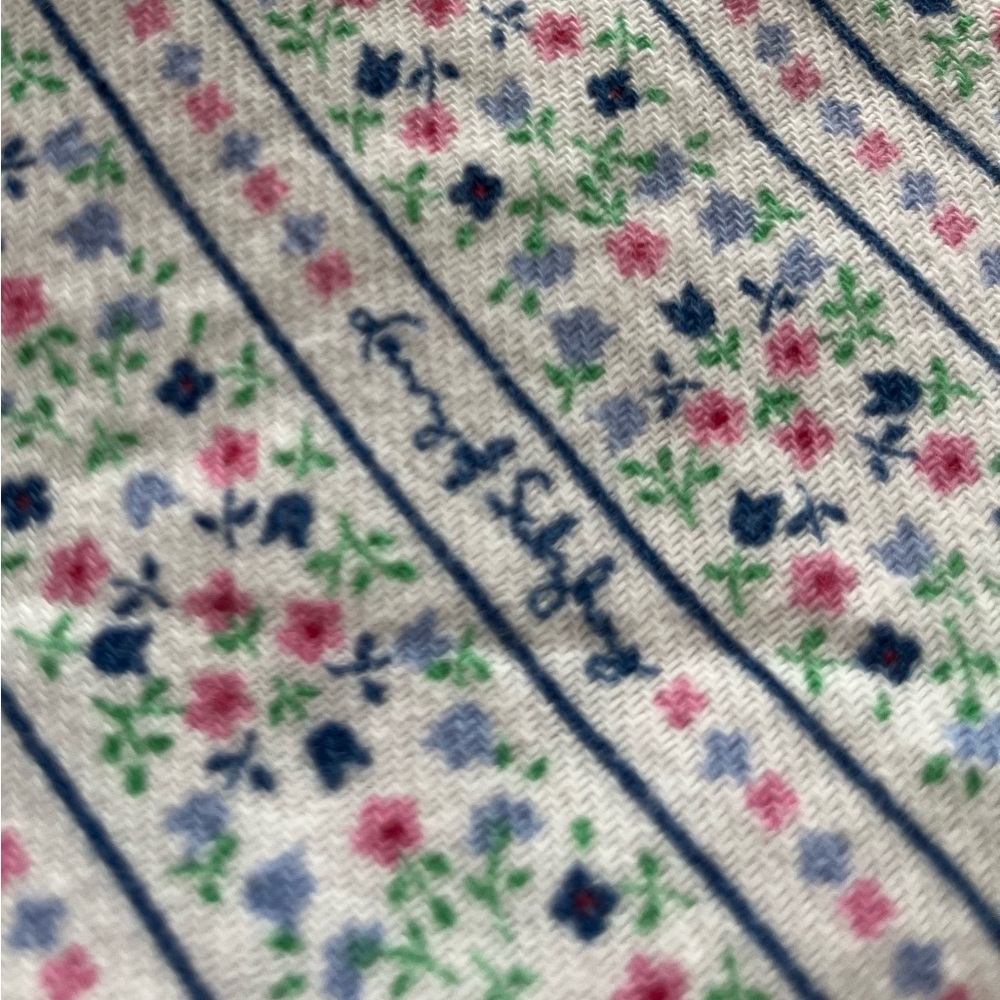 Vintage Lanz of Salsbury Flannel Cotton Flat Sheet